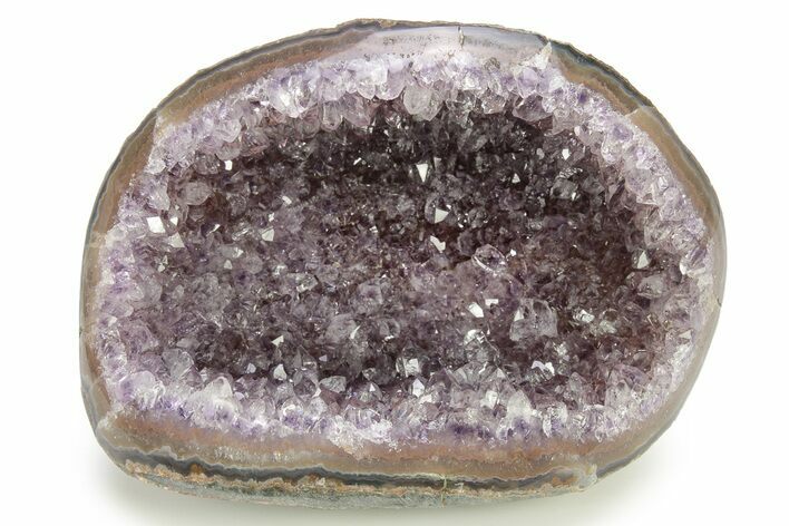 Sparkly, Purple Amethyst Geode - Uruguay #275985